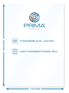 PrimaCreator FEP Film Sheets for 3D Printers - 140 x 200 mm - 5-pack